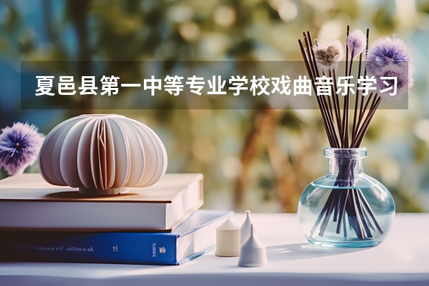 夏邑县第一中等专业学校戏曲音乐学习课程以及专业能力有哪些