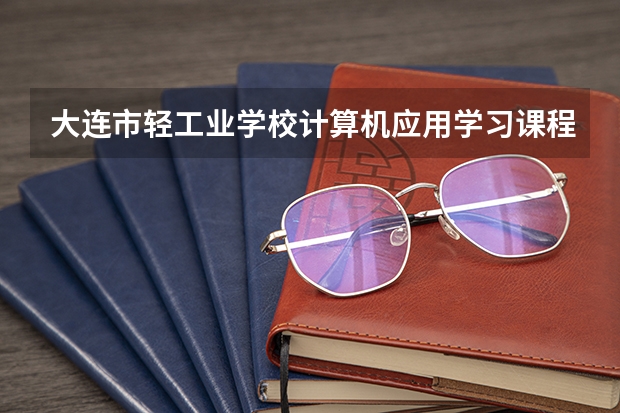 大连市轻工业学校计算机应用学习课程以及专业能力有哪些
