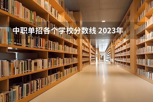 中职单招各个学校分数线 2023年安徽对口升学各校录取分数线？