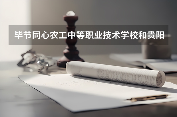 毕节同心农工中等职业技术学校和贵阳市工业职业学校 综合对比哪个好