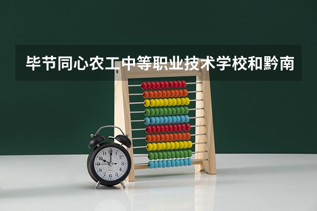 毕节同心农工中等职业技术学校和黔南中等职业技术学校 综合对比哪个好