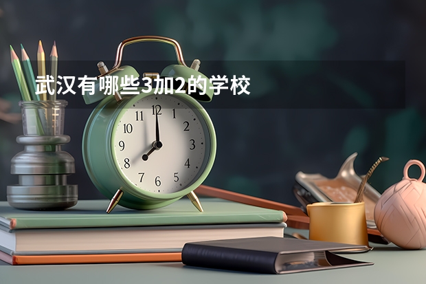 武汉有哪些3加2的学校