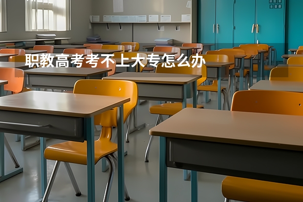职教高考考不上大专怎么办