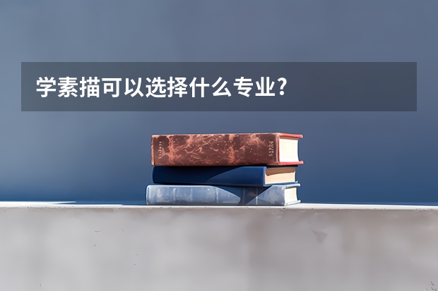 学素描可以选择什么专业?