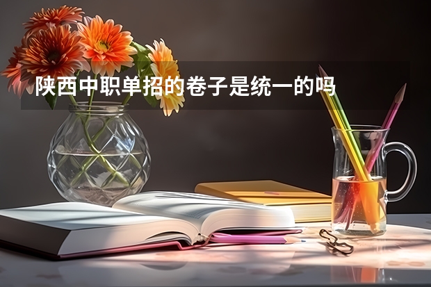陕西中职单招的卷子是统一的吗