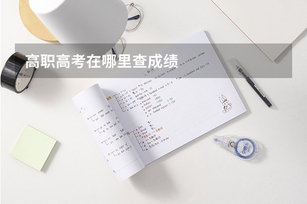 高职高考在哪里查成绩