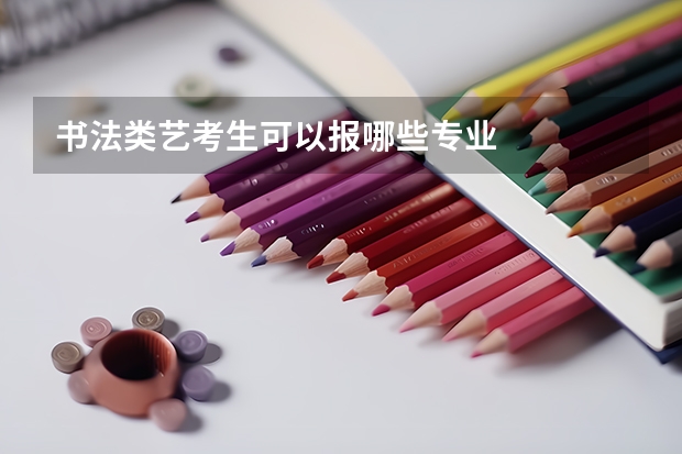 书法类艺考生可以报哪些专业