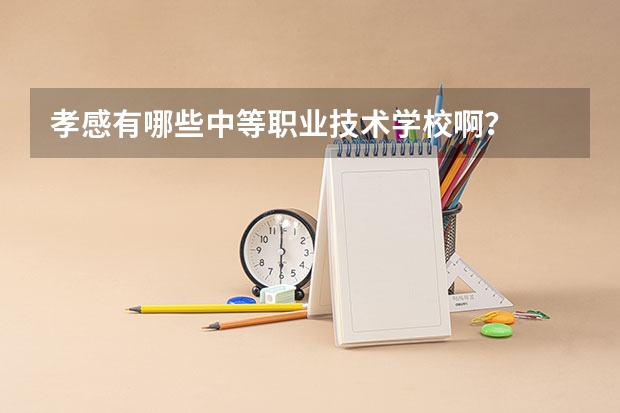 孝感有哪些中等职业技术学校啊？