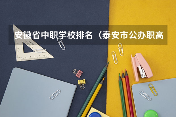 安徽省中职学校排名（泰安市公办职高学校排名）