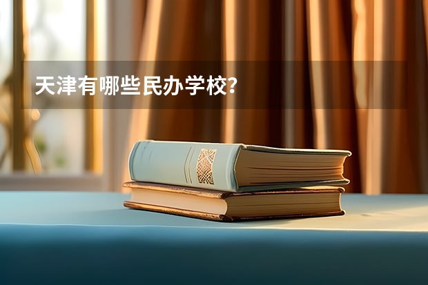 天津有哪些民办学校?