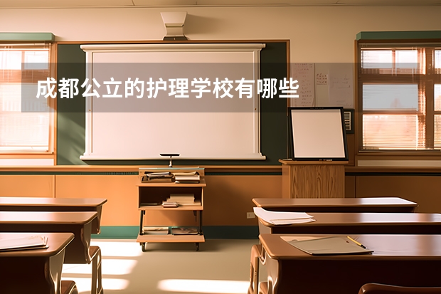 成都公立的护理学校有哪些