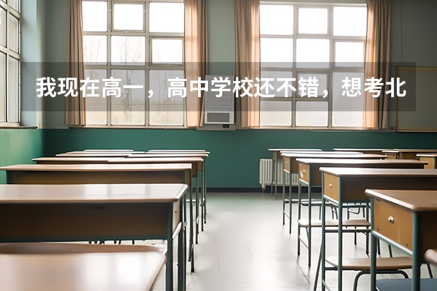 我现在高一，高中学校还不错，想考北大，问问意见什么的？