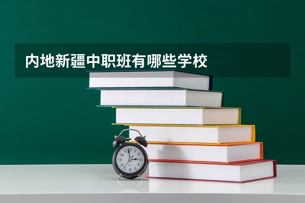 内地新疆中职班有哪些学校