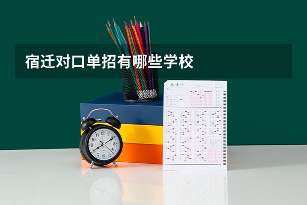 宿迁对口单招有哪些学校