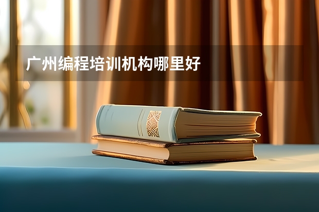 广州编程培训机构哪里好