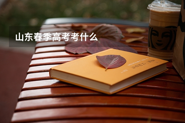山东春季高考考什么