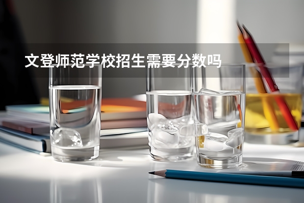 文登师范学校招生需要分数吗
