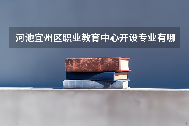 河池宜州区职业教育中心开设专业有哪些