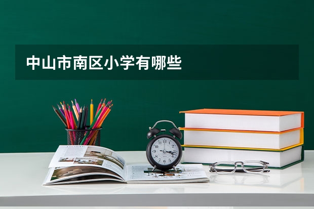 中山市南区小学有哪些