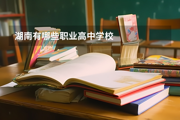 湖南有哪些职业高中学校