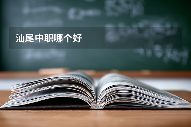 汕尾中职哪个好