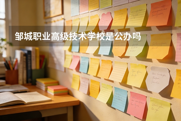 邹城职业高级技术学校是公办吗