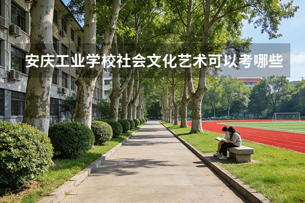 安庆工业学校社会文化艺术可以考哪些证书？