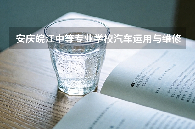 安庆皖江中等专业学校汽车运用与维修可以考哪些证书？