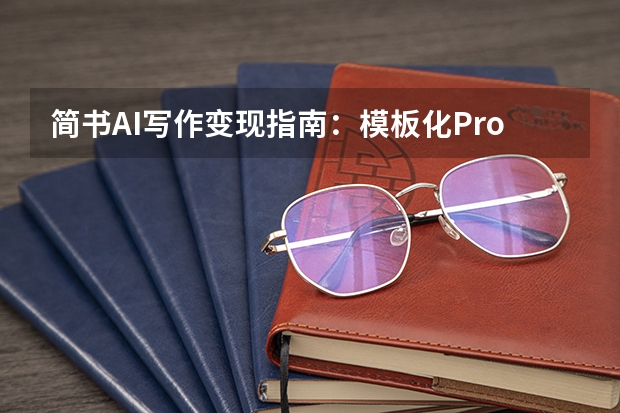 简书AI写作变现指南：模板化Prompt月入2万的实操逻辑