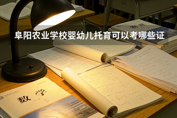阜阳农业学校婴幼儿托育可以考哪些证书？