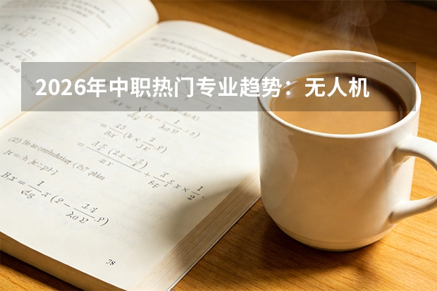 2026年中职热门专业趋势：无人机、人工智能、新能源汽车成新风口
